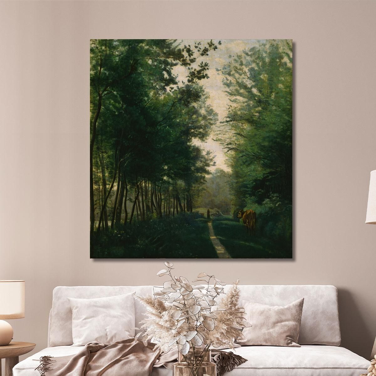 City Of Avray Jean-Baptiste-Camille Corot jbc298 canvas print 