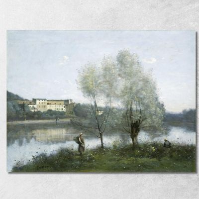 Ville-D'Avray Jean-Baptiste-Camille Corot jbc301 canvas print 