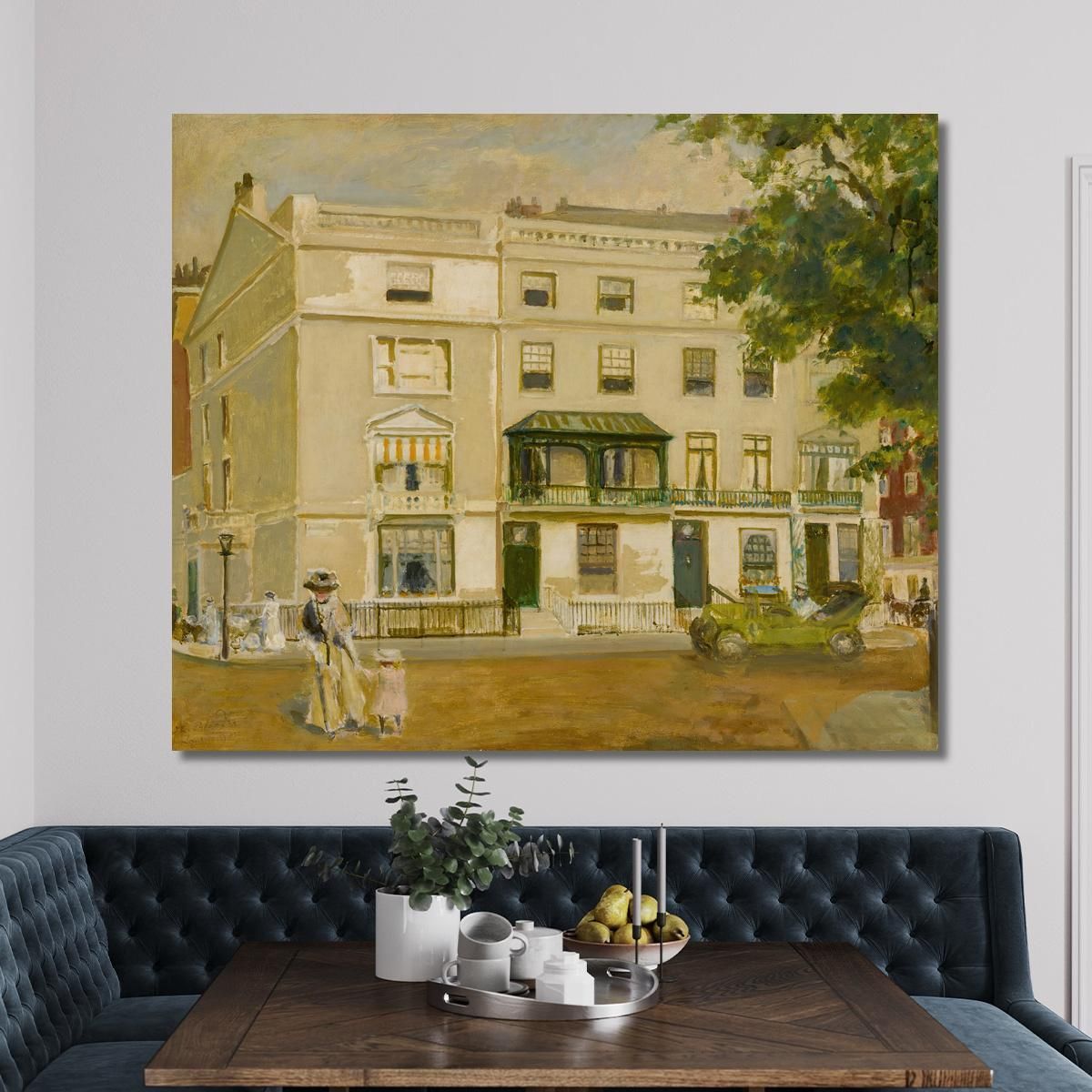Cadogan Place Belgravia London Jacques-Émile Blanche jeb3 canvas print 