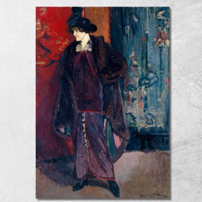 Portrait Of Daisy De Broglie 2 Jacques-Émile Blanche jeb25 canvas print 