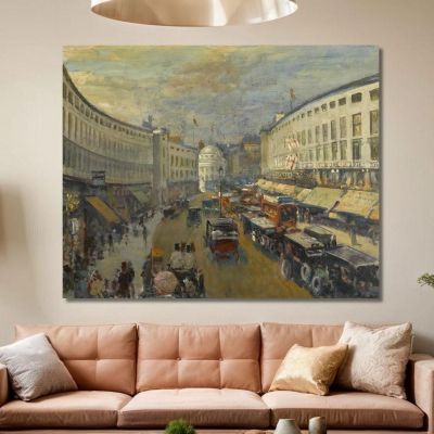 Regent Street London Jacques-Émile Blanche jeb48 canvas print 