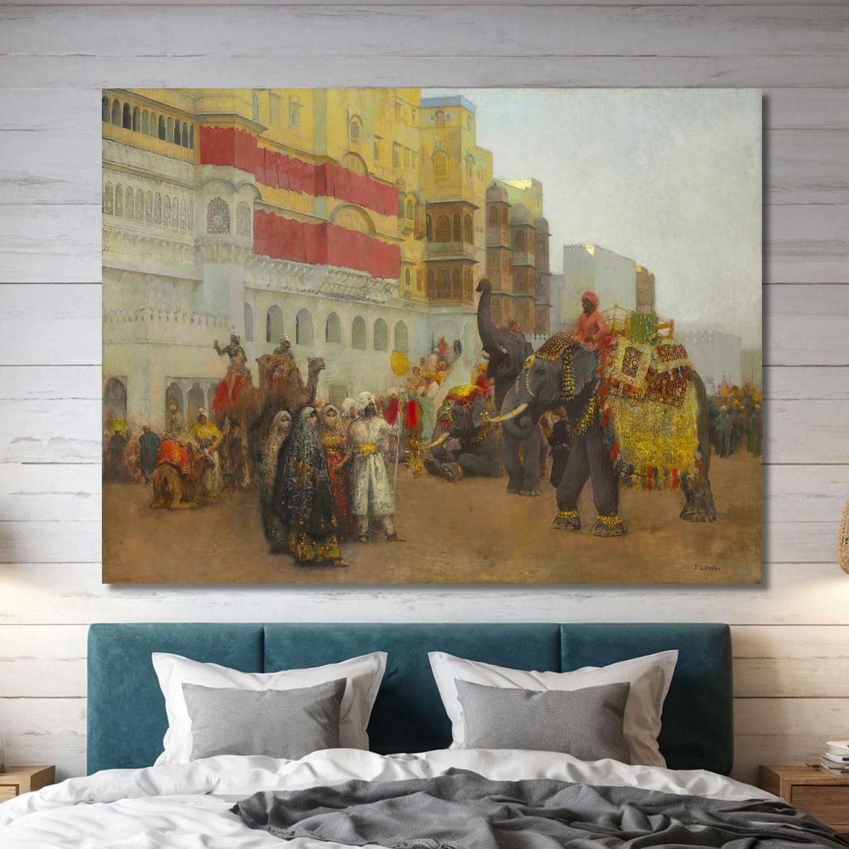 A Fête Day At Bekanir Beloochistan Bekanir Edwin Lord Weeks elw1 canvas print 