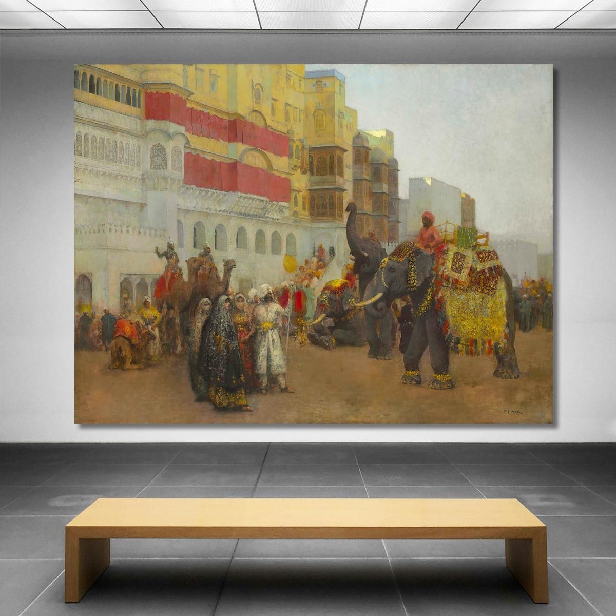 A Fête Day At Bekanir Beloochistan Bekanir Edwin Lord Weeks elw1 canvas print 