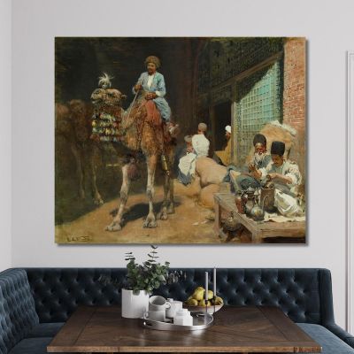 A Market In Ispahan Edwin Lord Weeks elw2 canvas print 