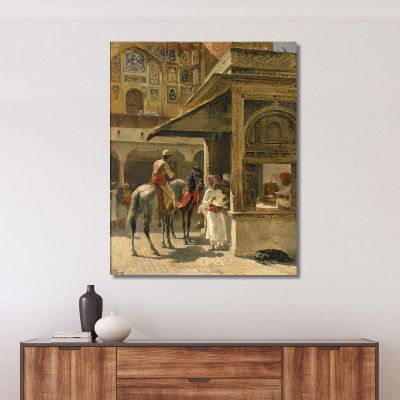 Hindu Merchants Edwin Lord Weeks elw18 canvas print Hindu Merchants Edwin Lord Weeks elw18 canvas print