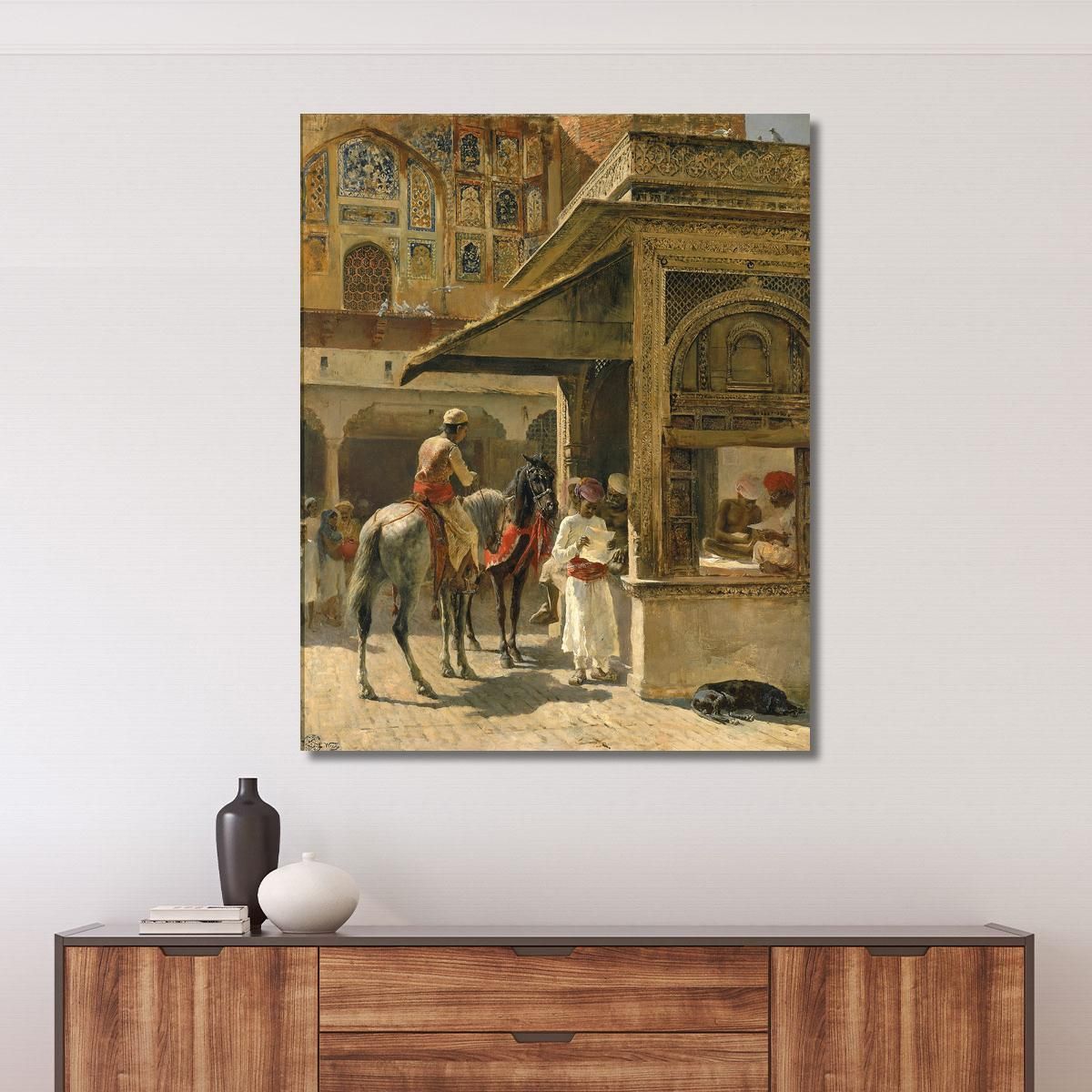 Hindu Merchants Edwin Lord Weeks elw18 canvas print