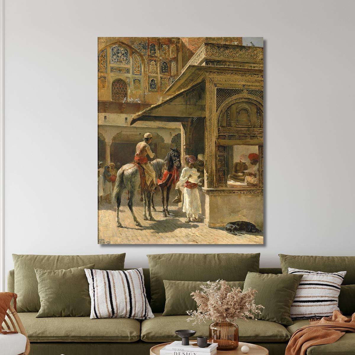 Hindu Merchants Edwin Lord Weeks elw18 canvas print