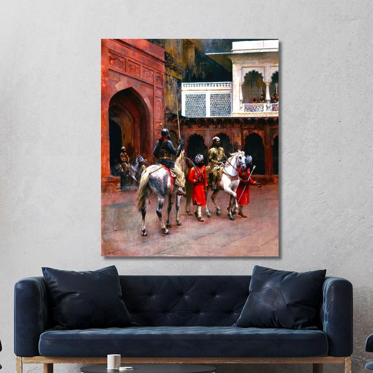 Indian Prince Palace Of Agra Edwin Lord Weeks elw21 canvas print 