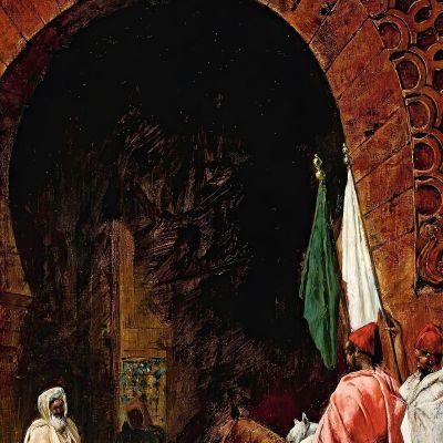 Rabat The Red Gate Edwin Lord Weeks elw33 canvas print