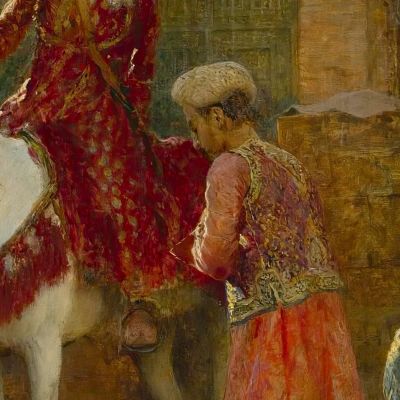 The Grand Vizier Edwin Lord Weeks elw36 canvas print