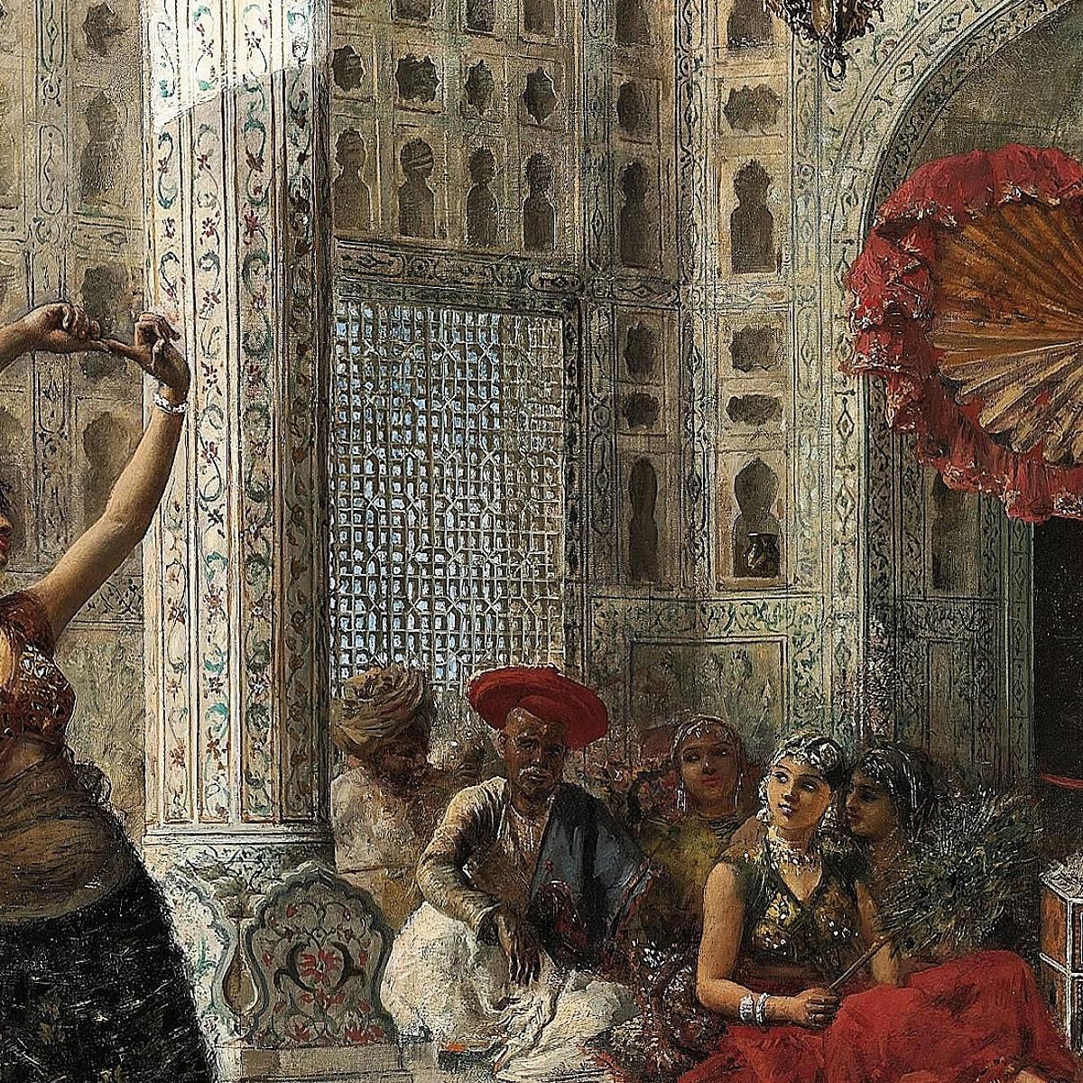 The Nautch Edwin Lord Weeks elw37 canvas print