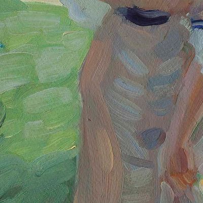 A Summer Day In The Park Leo Putz lpz1 canvas print