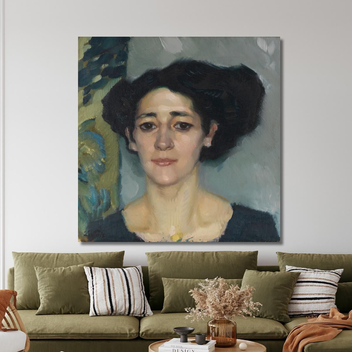 Portrait Of A Woman Leo Putz lpz9 canvas print 