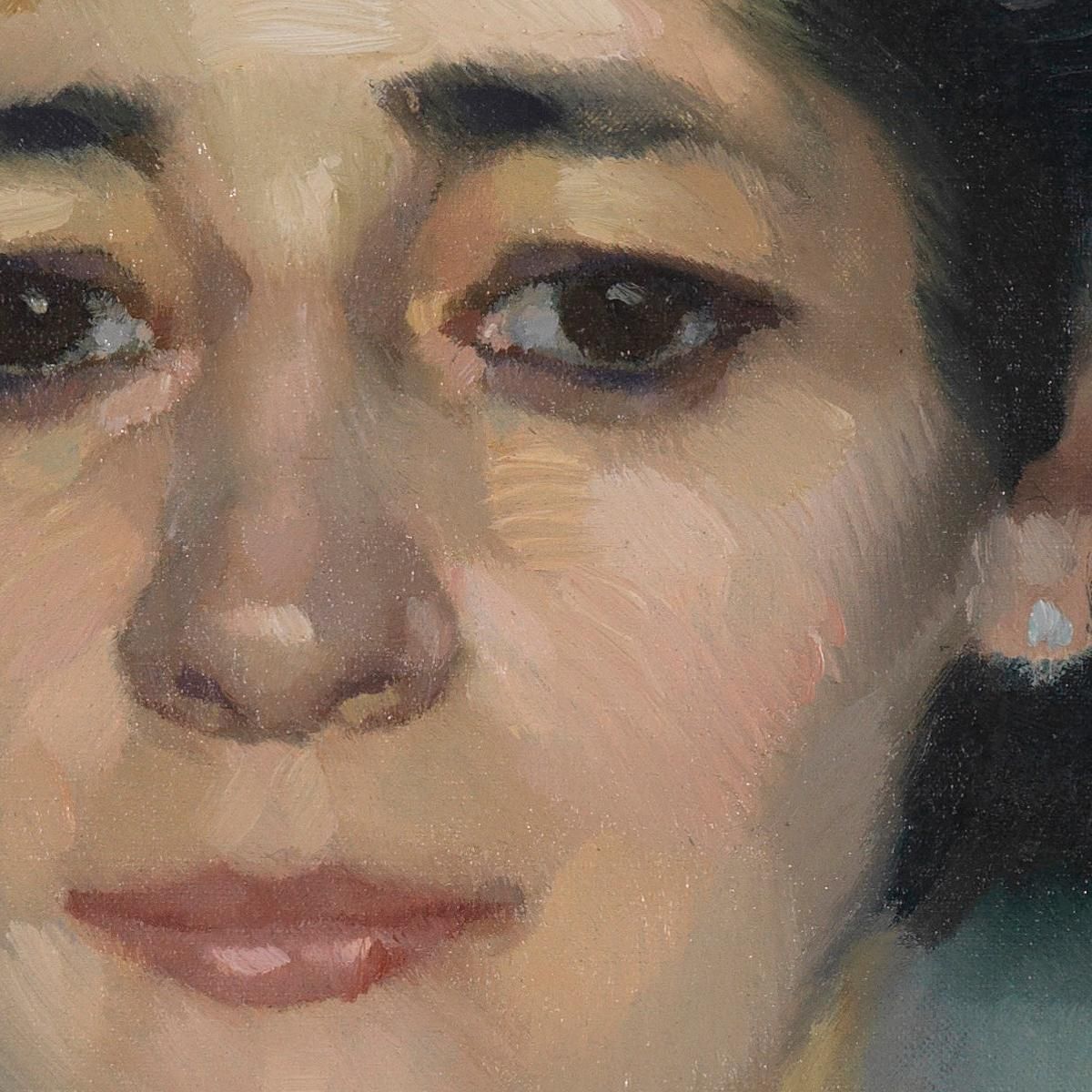 Portrait Of A Woman Leo Putz lpz9 canvas print