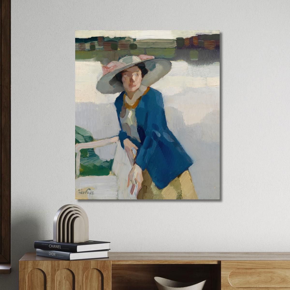 Frieda Am Langenbürger See Leo Putz lpz14 canvas print 