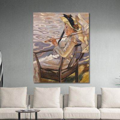 In The Sunlight Leo Putz lpz22 canvas print 