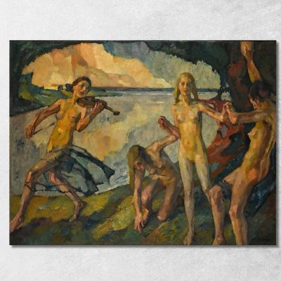 Junges Leben Youth Leo Putz lpz26 canvas print 