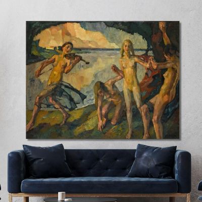 Junges Leben Youth Leo Putz lpz26 canvas print 