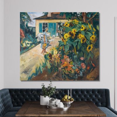 My Garden My Garden Leo Putz lpz35 canvas print 