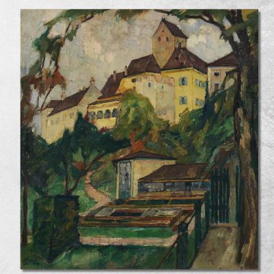 Schloss Seefeld Iv Leo Putz lpz48 canvas print 