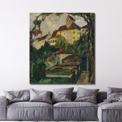 Schloss Seefeld Iv Leo Putz lpz48 canvas print 
