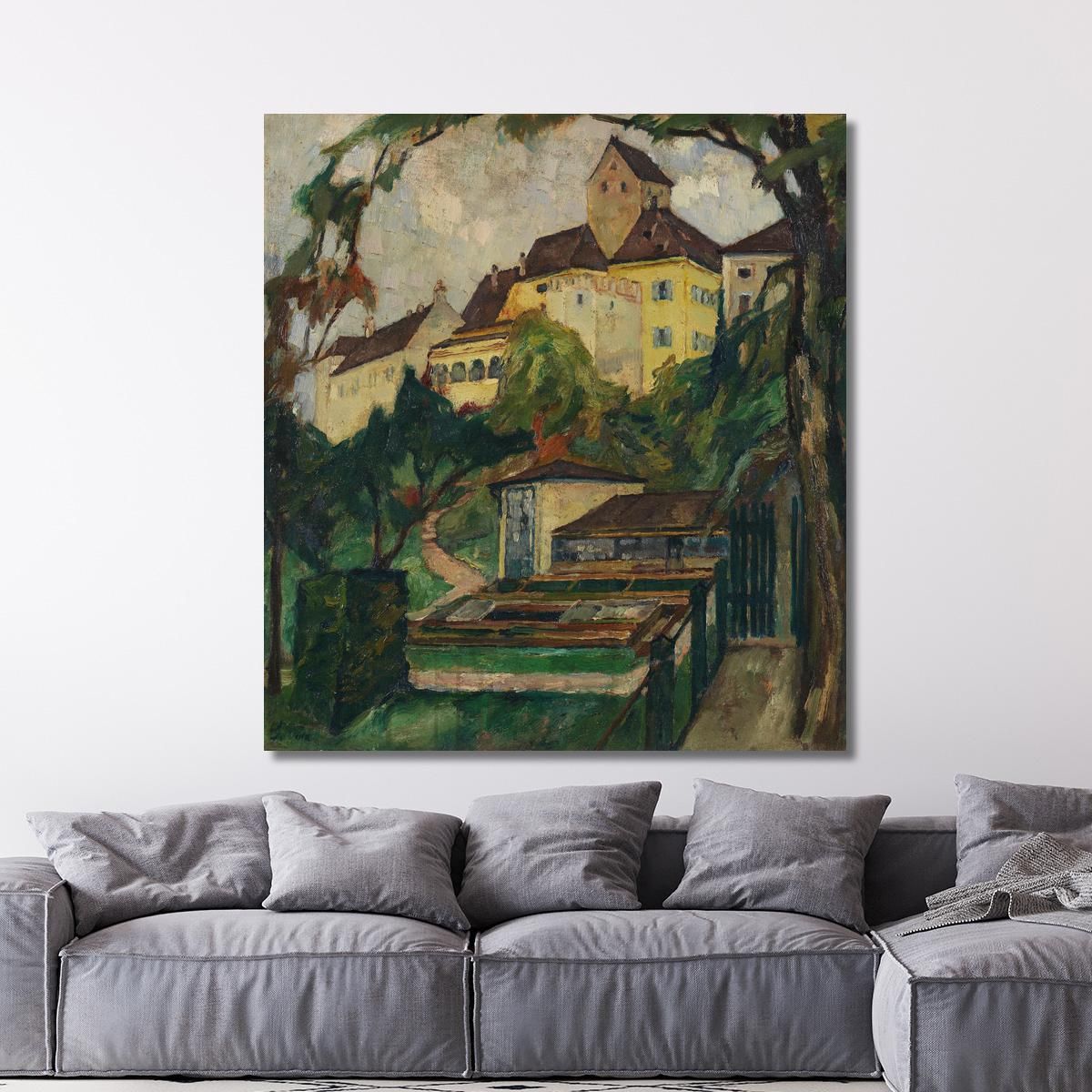 Schloss Seefeld Iv Leo Putz lpz48 canvas print 