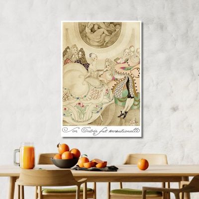 On Red Heels Pl 01 Gerda Wegener gwg25 canvas print 