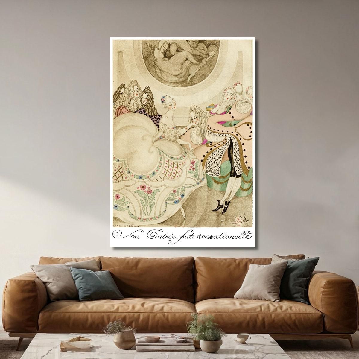 On Red Heels Pl 01 Gerda Wegener gwg25 canvas print 