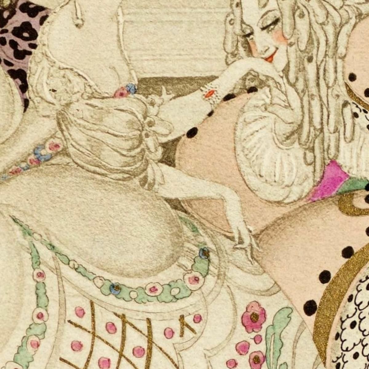 On Red Heels Pl 01 Gerda Wegener gwg25 canvas print