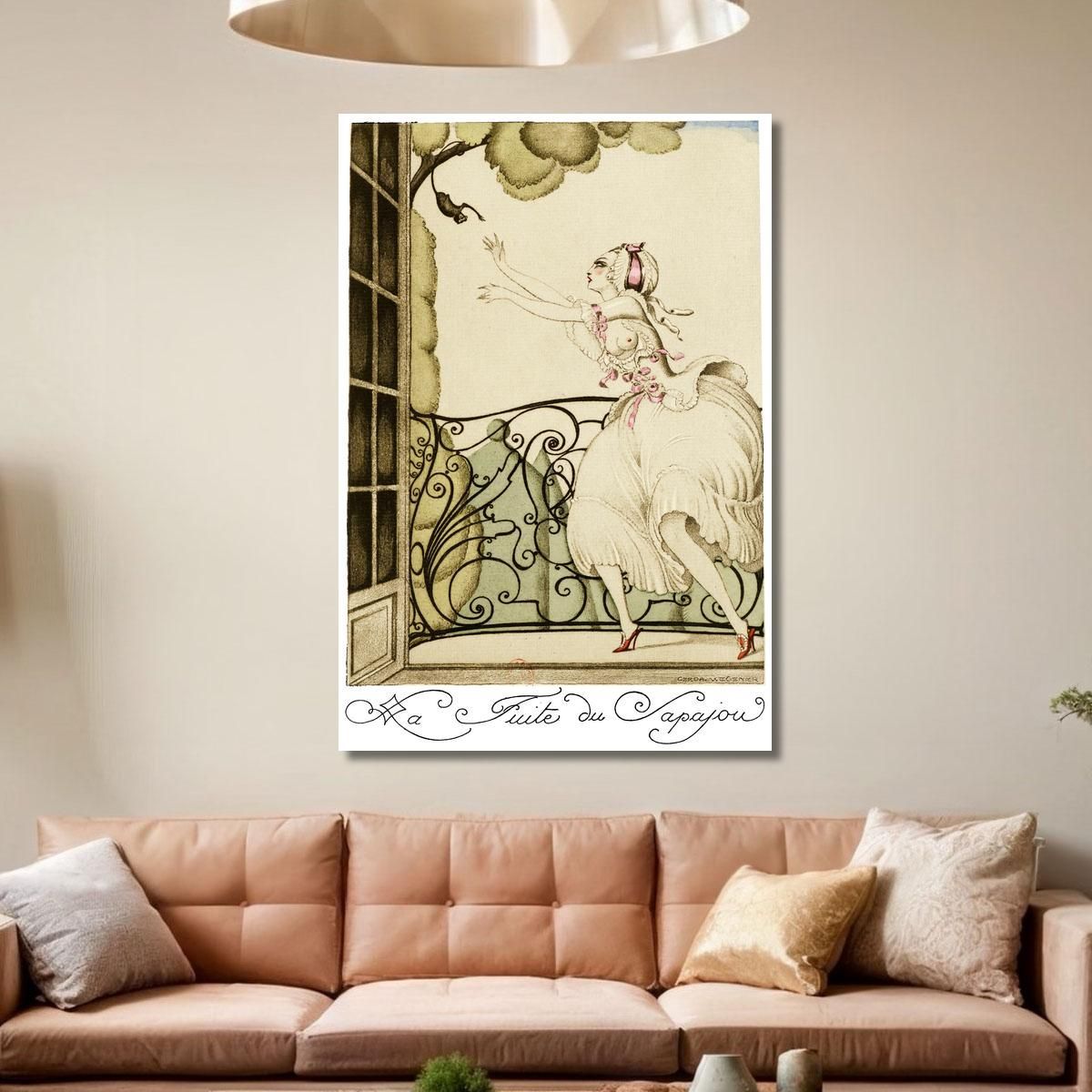 On Red Heels Pl 02 Gerda Wegener gwg26 canvas print 