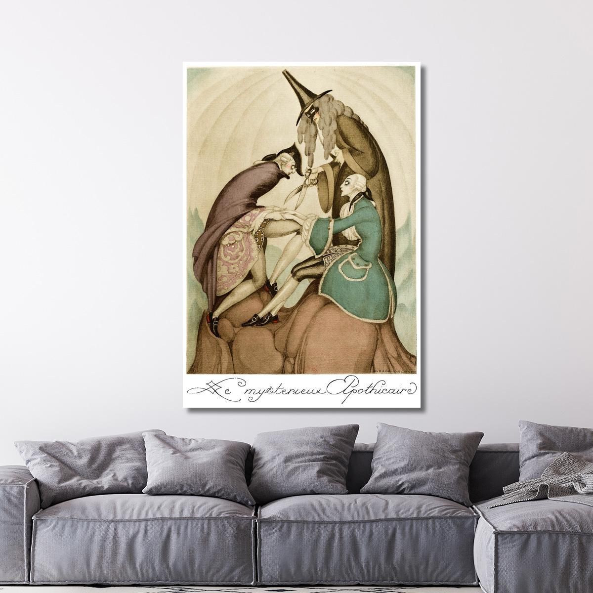 On Red Heels Pl 06 Gerda Wegener gwg30 canvas print 