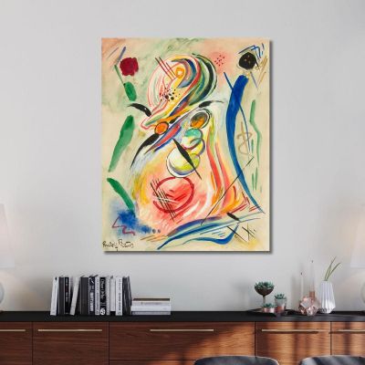 Untitled Sea Forms Rudolf Bauer rba12 canvas print 