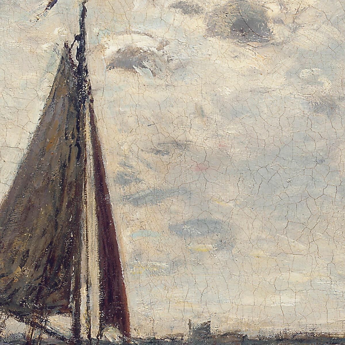 Environs De Dordrecht Johan Barthold Jongkind jbj23 canvas print