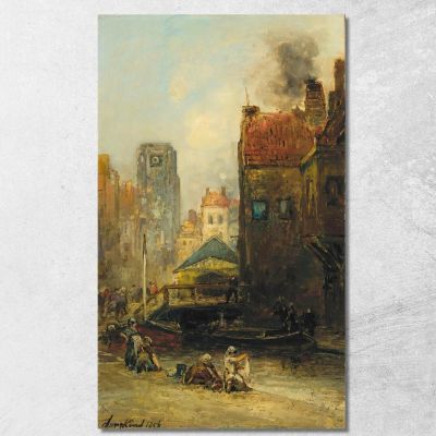 The Hague Veere Rotterdam Johan Barthold Jongkind jbj25 canvas print 