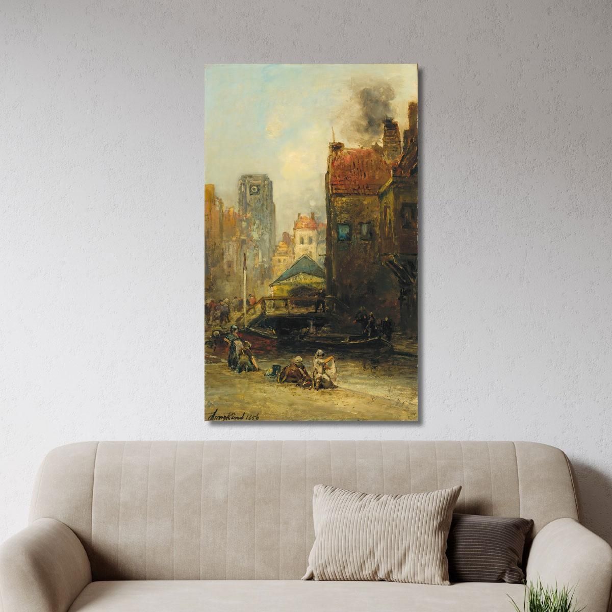 The Hague Veere Rotterdam Johan Barthold Jongkind jbj25 canvas print 