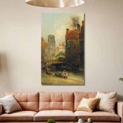 The Hague Veere Rotterdam Johan Barthold Jongkind jbj25 canvas print 