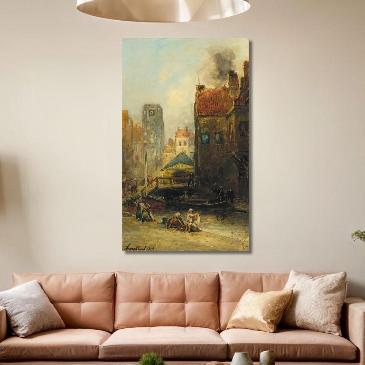 The Hague Veere Rotterdam Johan Barthold Jongkind jbj25 canvas print 