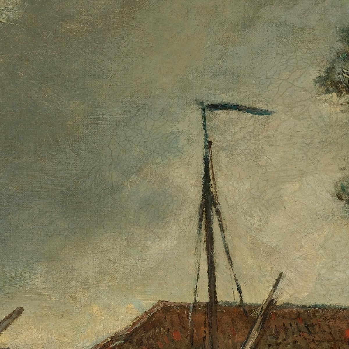 The Holland Footbridge Johan Barthold Jongkind jbj29 canvas print