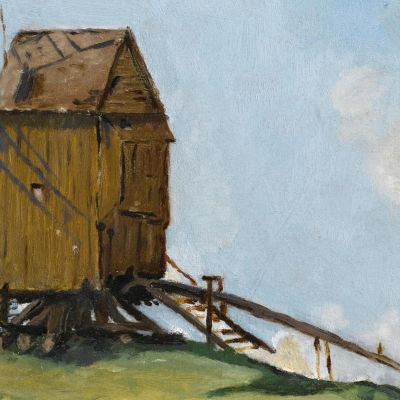 Landscape With Two Mills Johan Barthold Jongkind jbj55 canvas print