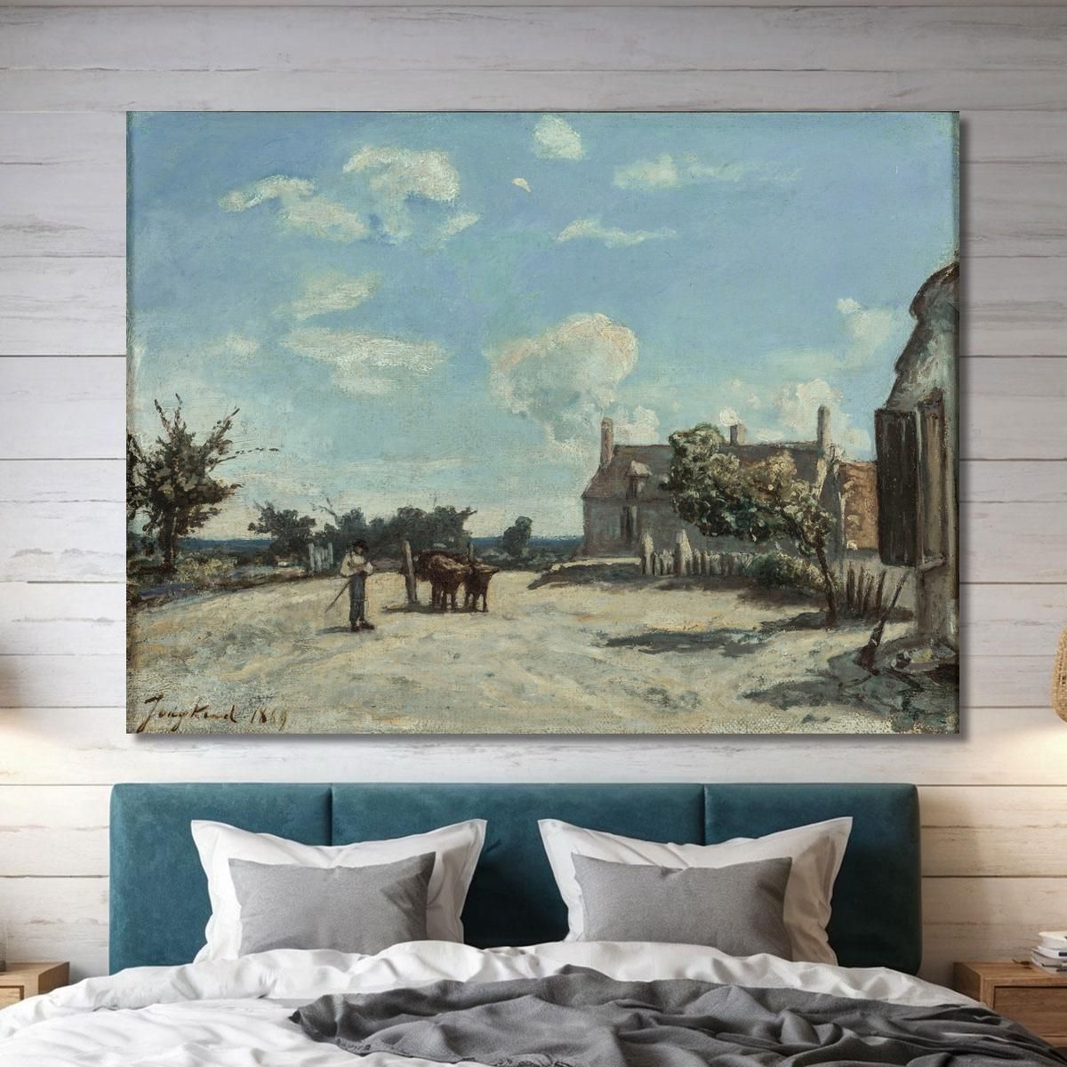 Saint-Parize-Le-Châtel Johan Barthold Jongkind jbj63 canvas print 