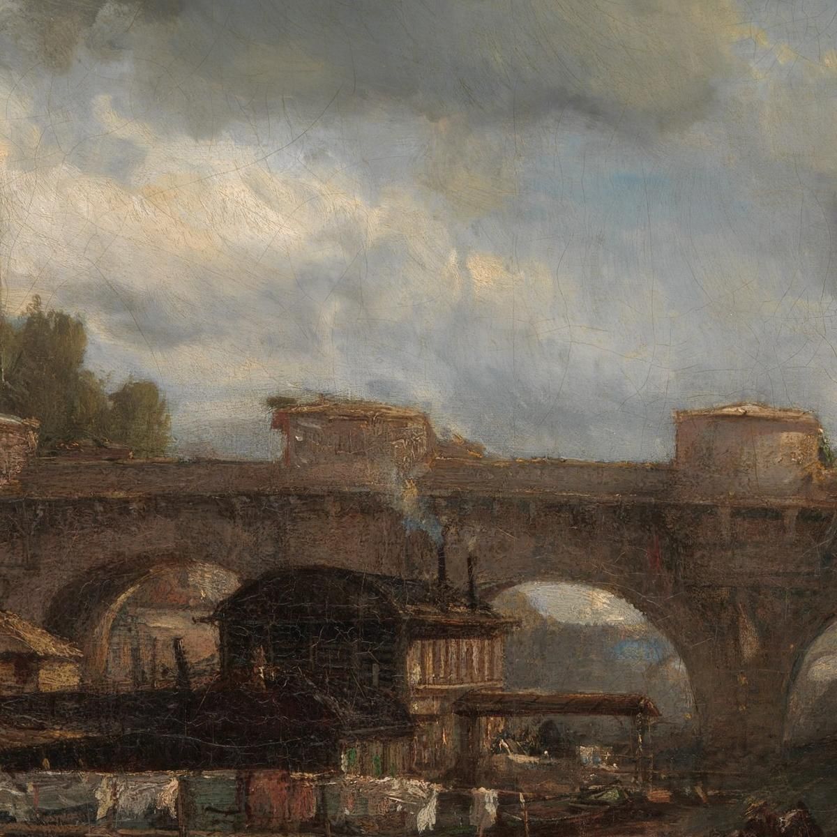 The Pont Neuf Johan Barthold Jongkind jbj67 canvas print