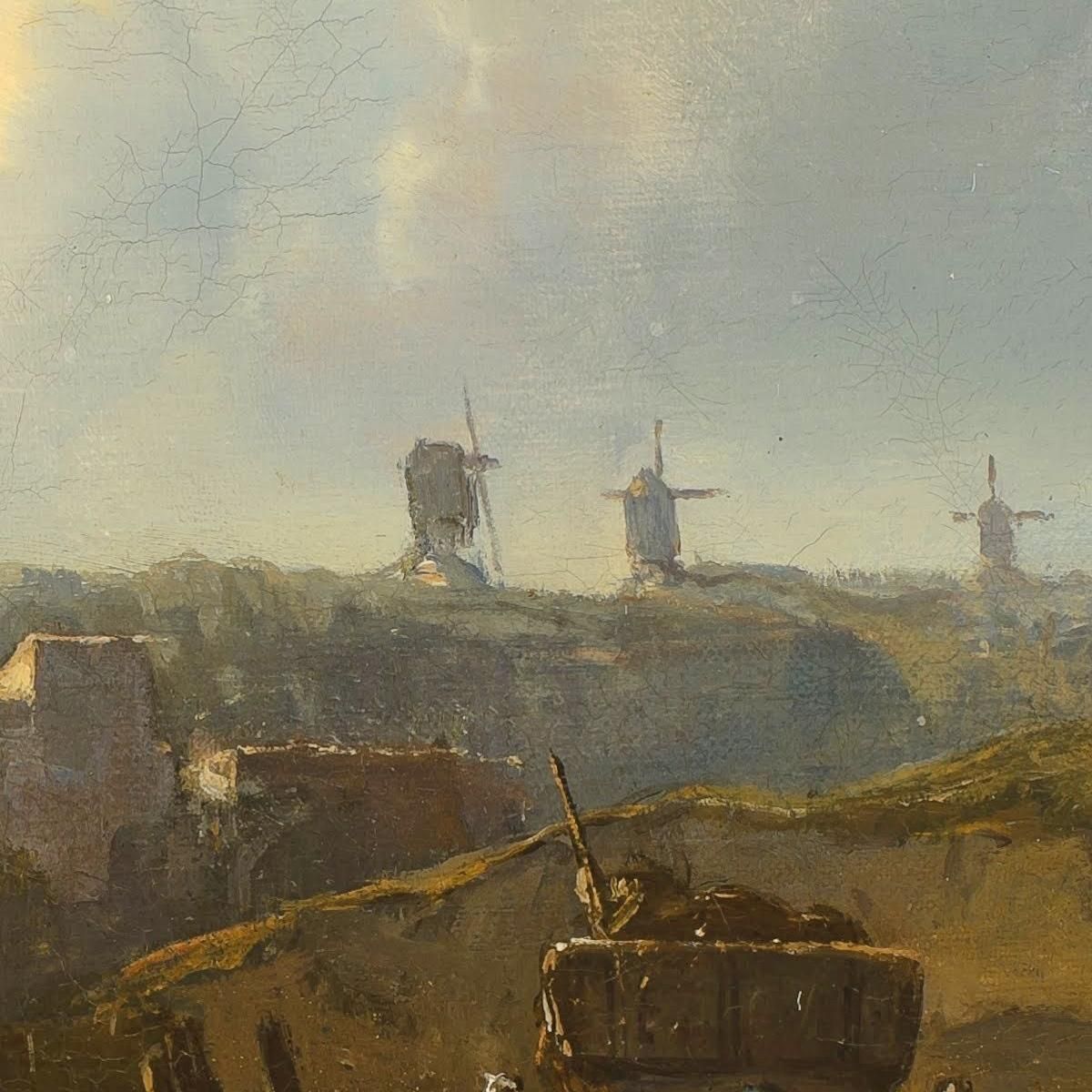 View On Monmartre Johan Barthold Jongkind jbj74 canvas print