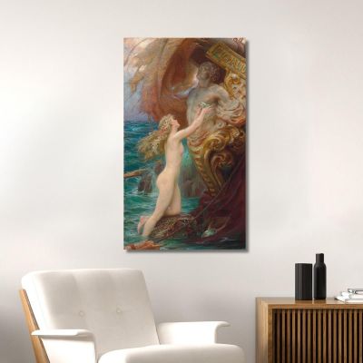 A Deep Sea Idyll Herbert James Draper hjd1 canvas print 