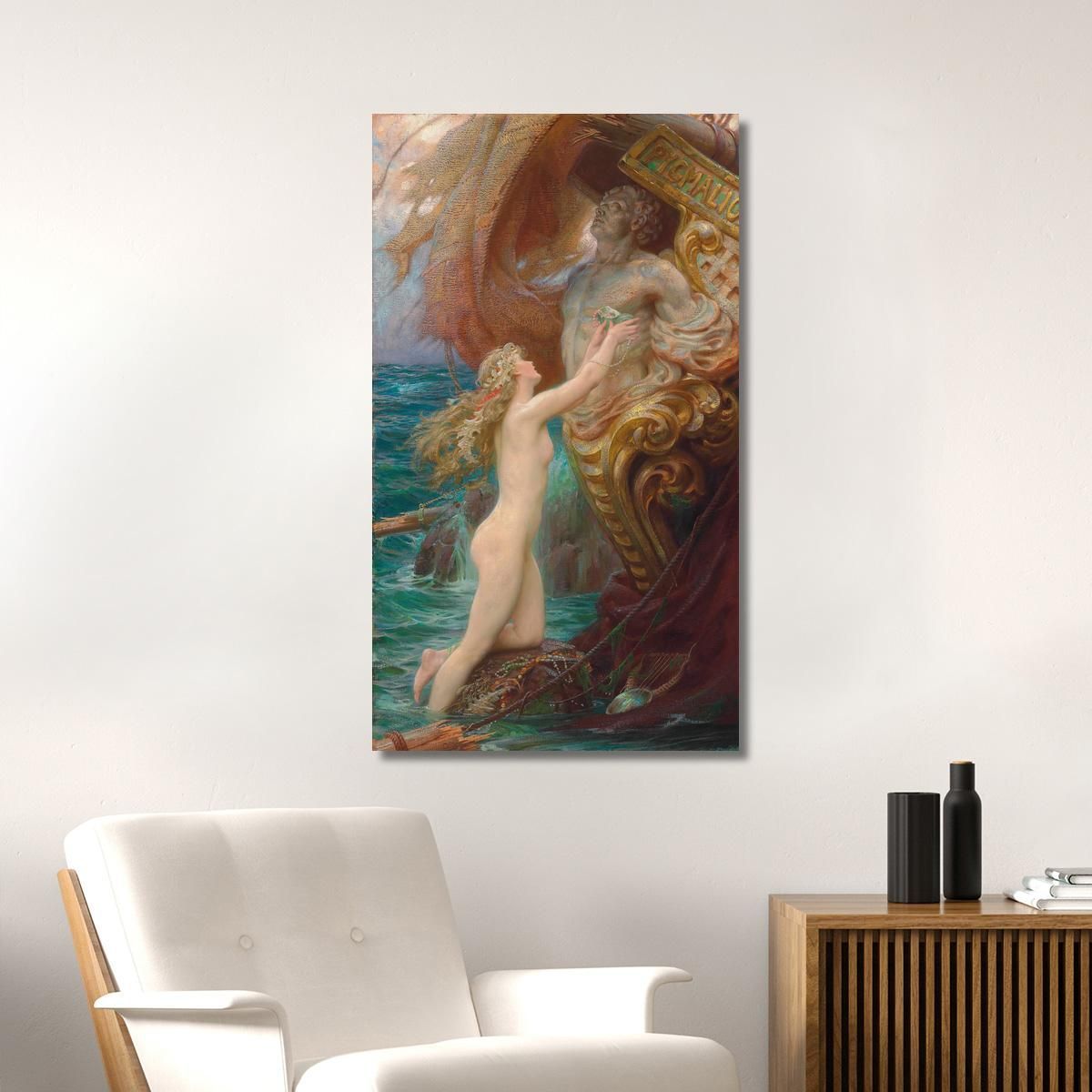 A Deep Sea Idyll Herbert James Draper hjd1 canvas print 