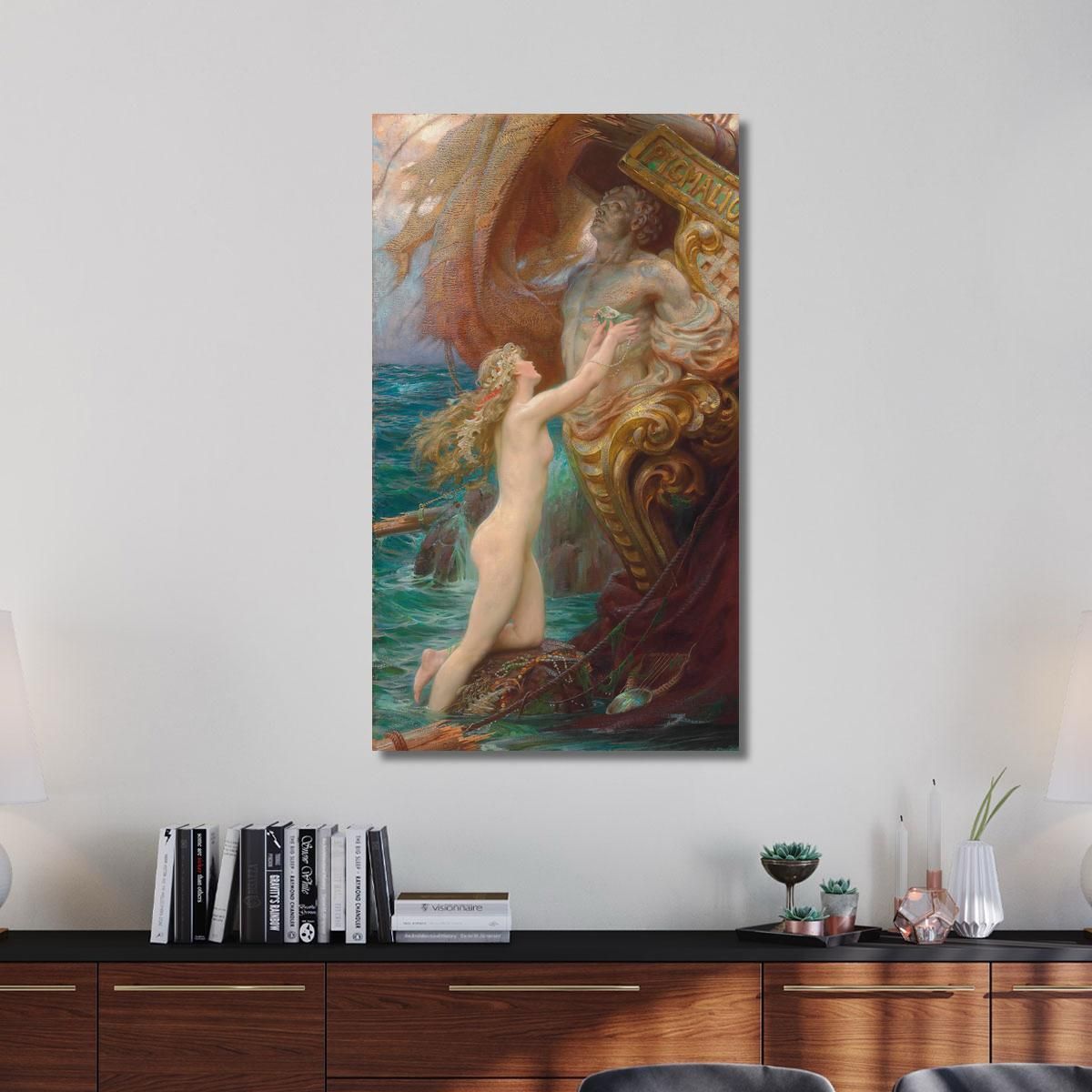 A Deep Sea Idyll Herbert James Draper hjd1 canvas print 