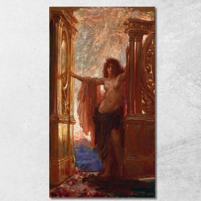 The Gates Of Dawn Herbert James Draper hjd14 canvas print 