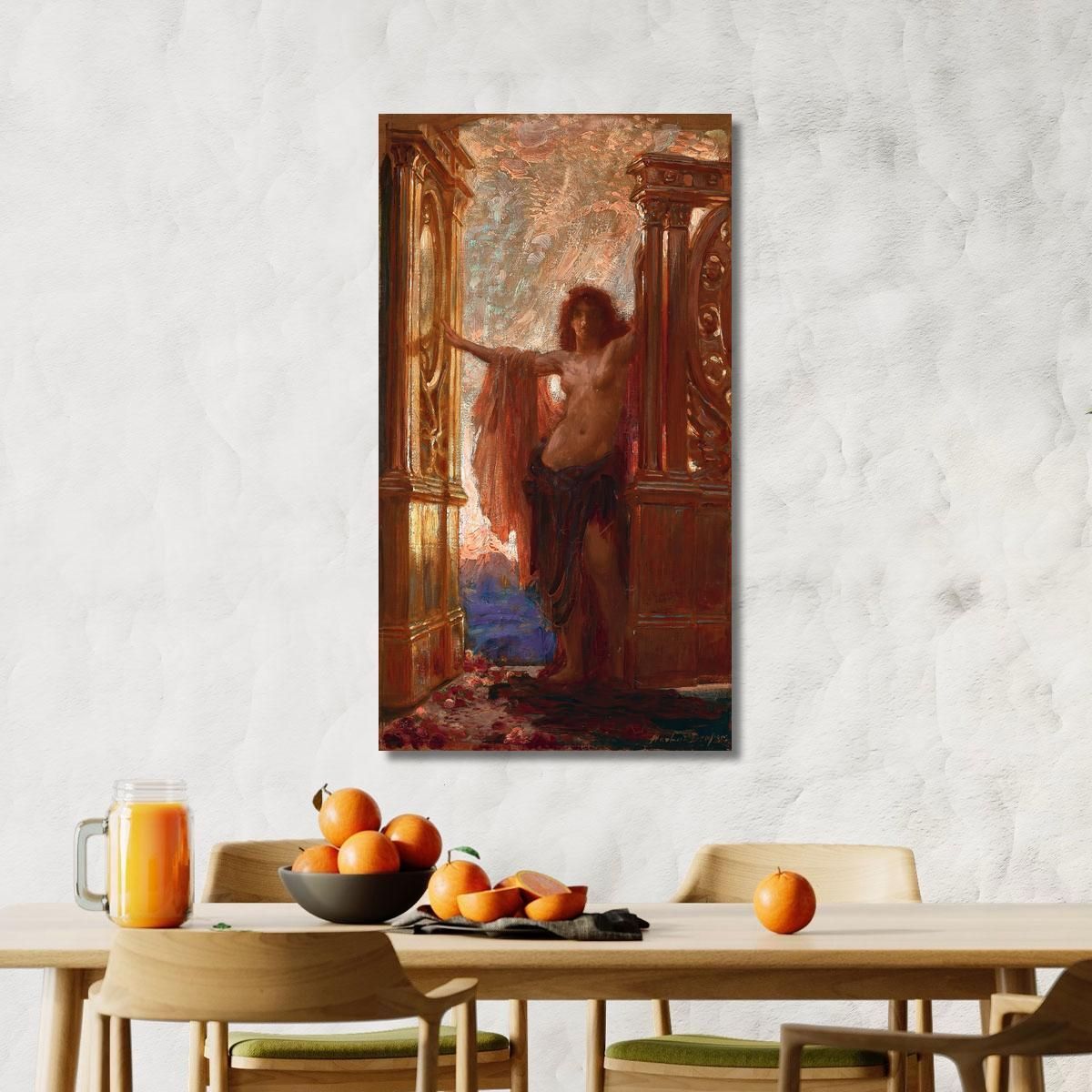 The Gates Of Dawn Herbert James Draper hjd14 canvas print 