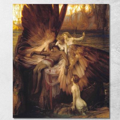 The Lament For Icarus Herbert James Draper hjd15 canvas print 