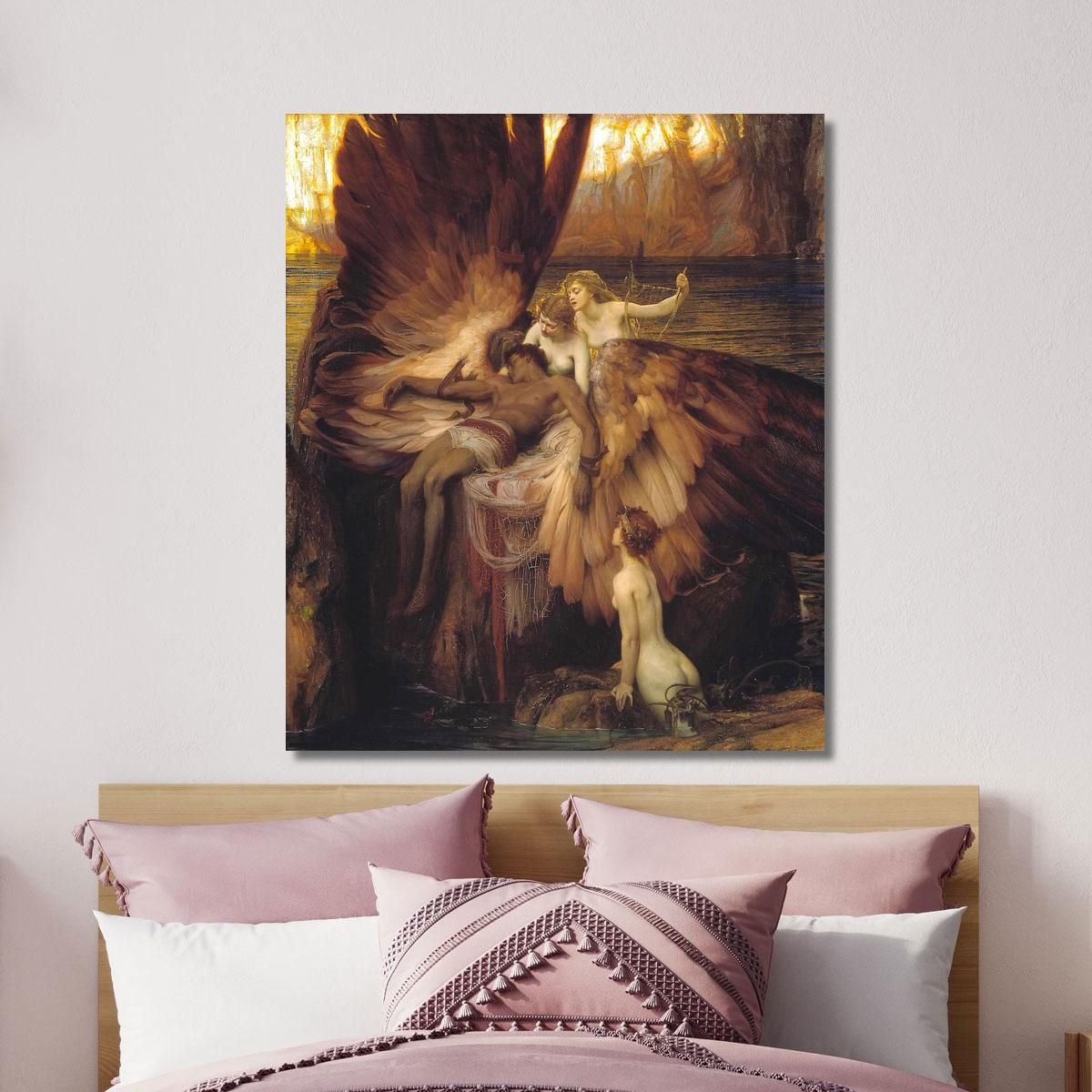 The Lament For Icarus Herbert James Draper hjd15 canvas print 