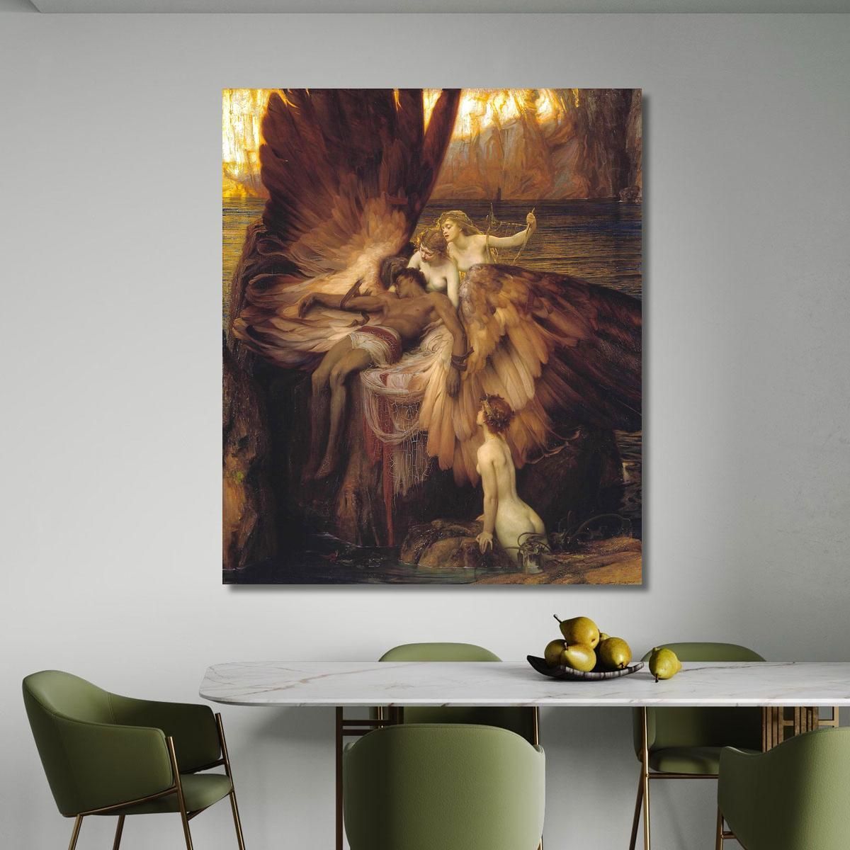 The Lament For Icarus Herbert James Draper hjd15 canvas print 